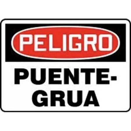 Accuform OSHA DANGER SAFETY SIGN CRANE SHMCRT153VS SHMCRT153VS